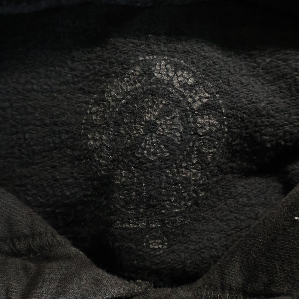 CHROME HEARTS(クロムハーツ) VERTICAL LOGO PULLOVER HOODIE ヴァーティカルロゴ プルオーバーパーカー フーディー ブラック/ブラウン