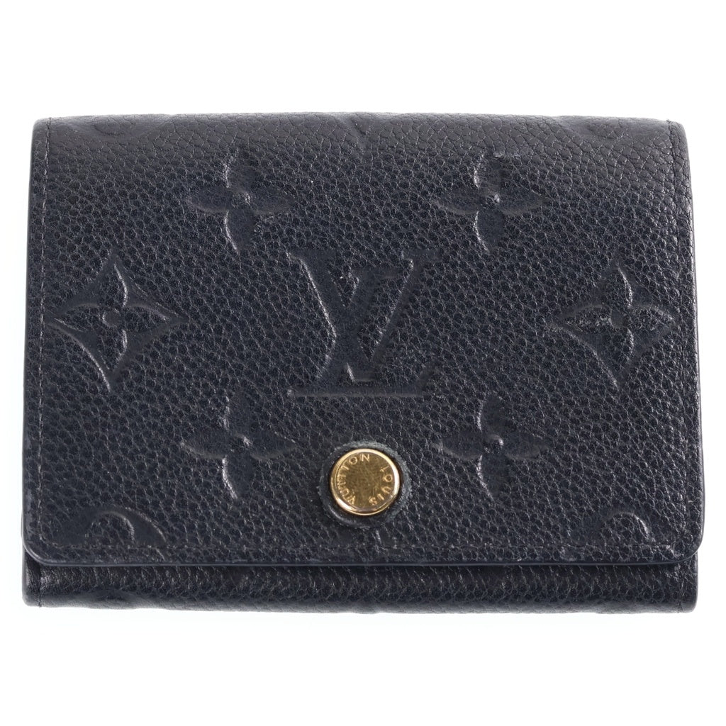 LOUIS VUITTON(ルイヴィトン) アンヴェロップカルト ドゥ ヴィジット カードケース モノグラム アンプラント ノワール M58456 レディース