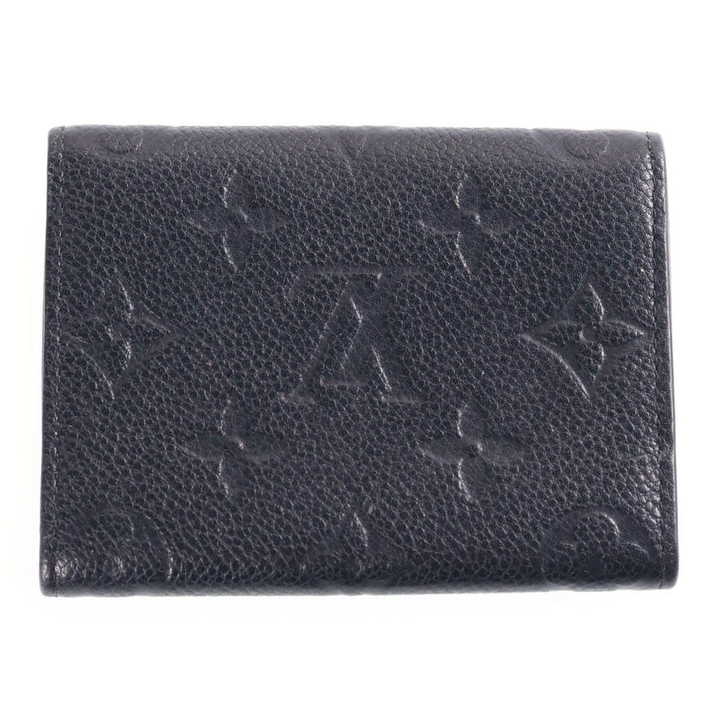 LOUIS VUITTON(ルイヴィトン) アンヴェロップカルト ドゥ ヴィジット カードケース モノグラム アンプラント ノワール M58456 レディース