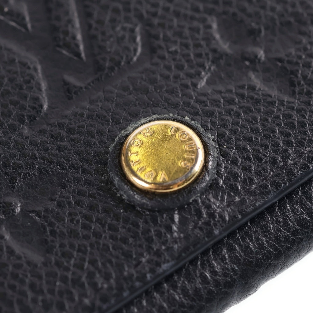 LOUIS VUITTON(ルイヴィトン) アンヴェロップカルト ドゥ ヴィジット カードケース モノグラム アンプラント ノワール M58456 レディース