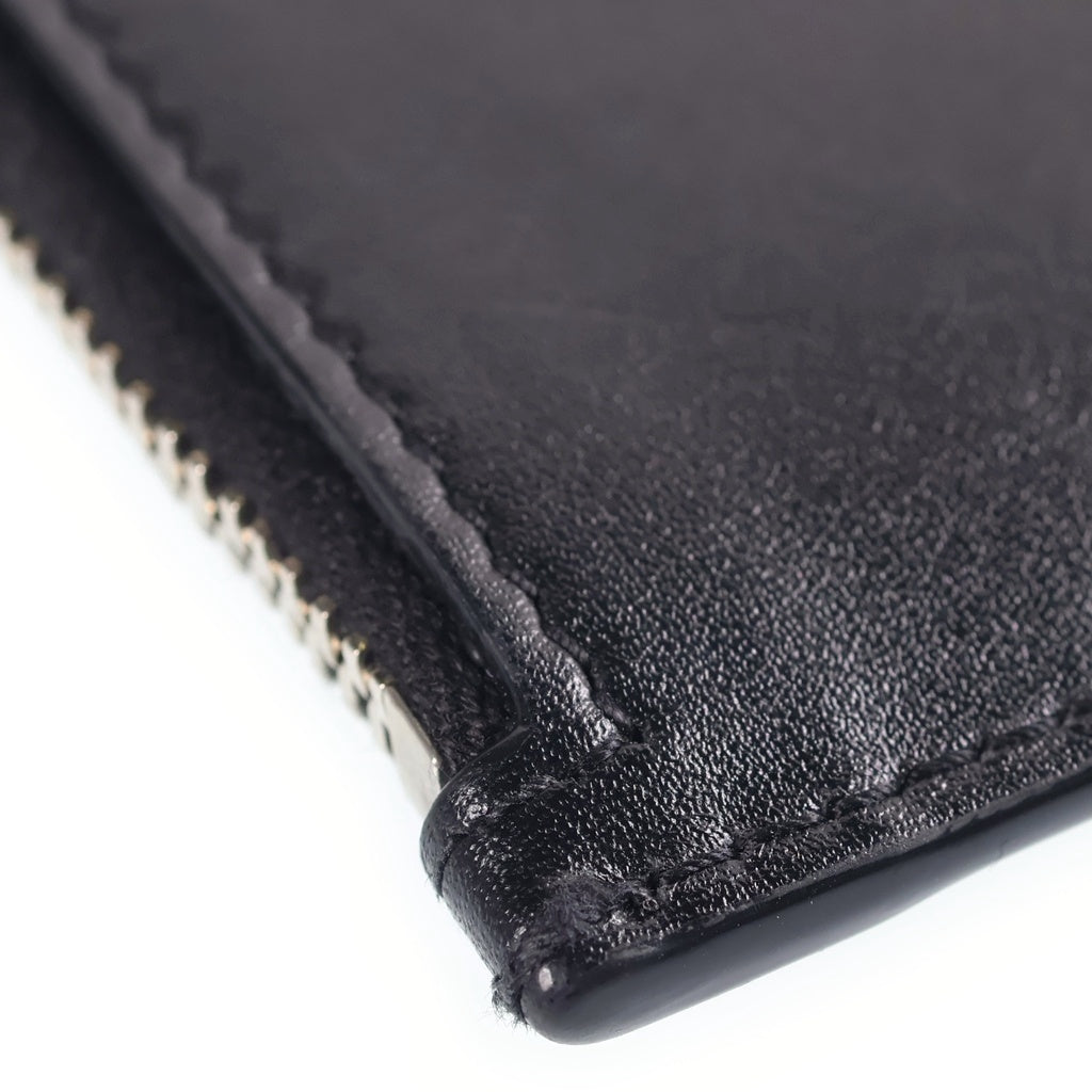 SAINT LAURENT PARIS(サンローランパリ) ラウンドジップ カードケース 609362 ブラック レディース