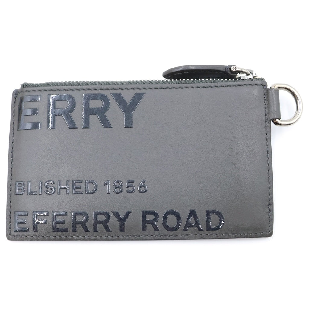 BURBERRY(バーバリー) Card Case With Strip パスケース ネックストップ 8043760 A1209 カードケース グレー