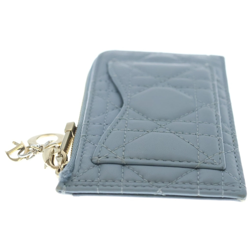 Christian Dior(クリスチャンディオール) レディディオール カナージュ フラグメント カードケース S0965NMJ ブルー レディース