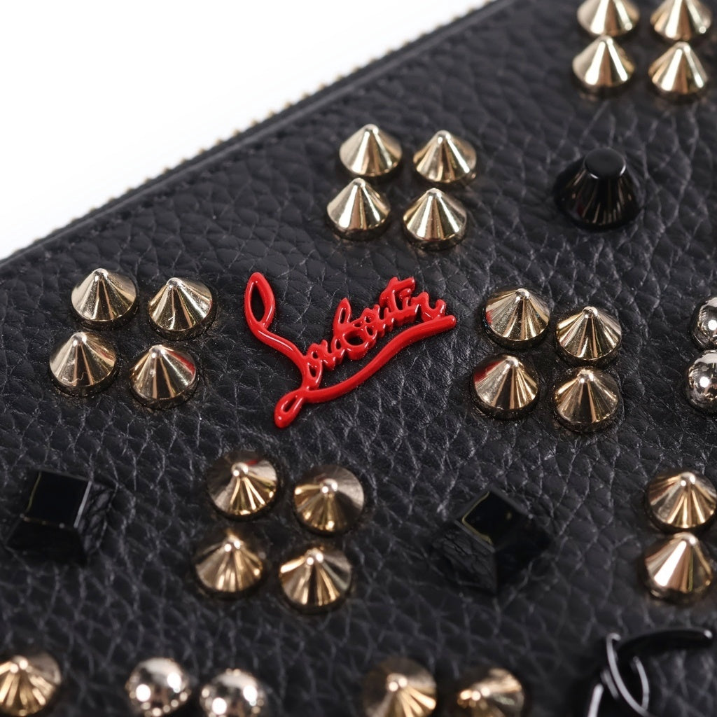 CHRISTIAN LOUBOUTIN(クリスチャンルブタン) パトローネ ルビインザスカイ 長財布 ブラック レディース