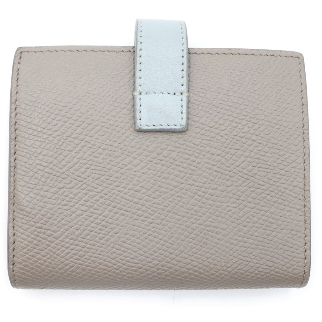 CELINE(セリーヌ) スモール ストラップ ウォレット レザー 10H263BRU ベージュ レディース