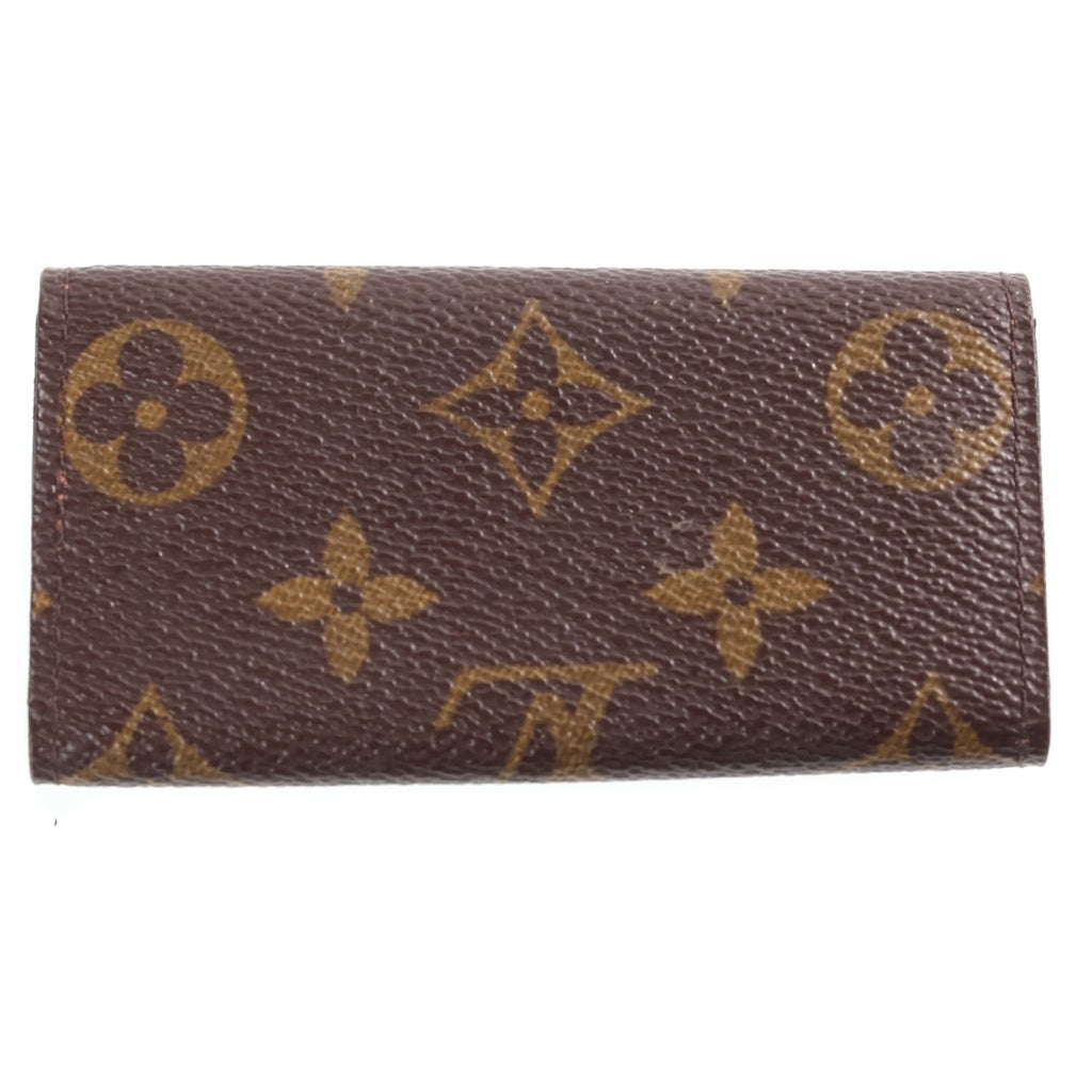 LOUIS VUITTON(ルイヴィトン) モノグラム 4連 キーケース M62631 ブラウン PVC レザー レディース