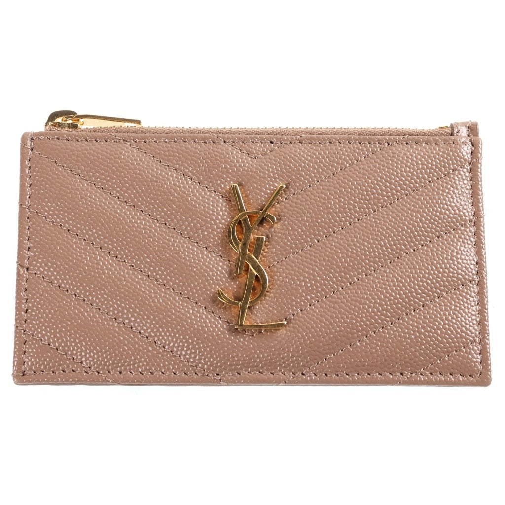 YVES SAINT LAURENT(イヴサンローラン) YSL カサンドラ フラグメント 60791 ジップカードケース レディース