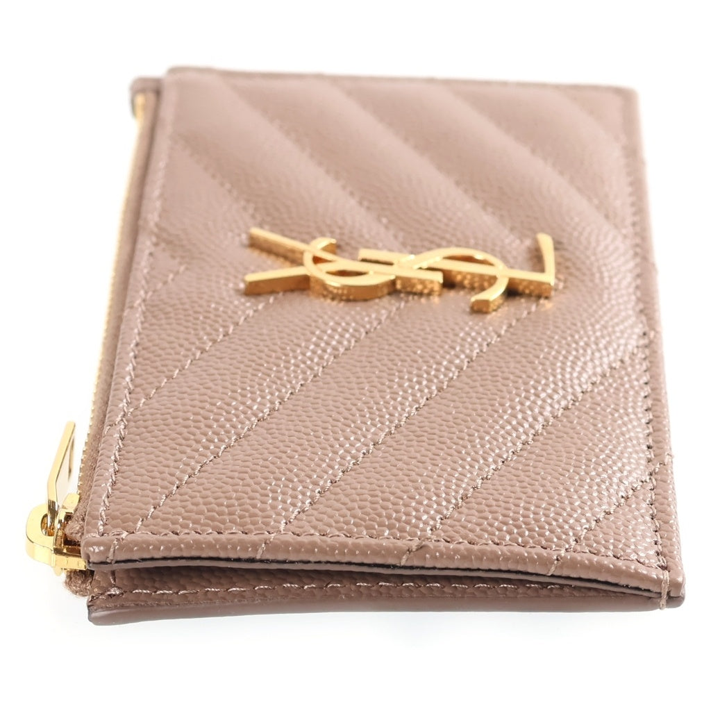 YVES SAINT LAURENT(イヴサンローラン) YSL カサンドラ フラグメント 60791 ジップカードケース レディース