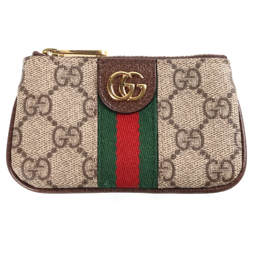 GUCCI(グッチ) GGスプリーム オフディア エボニー コインケース 671722 ベージュ レディース
