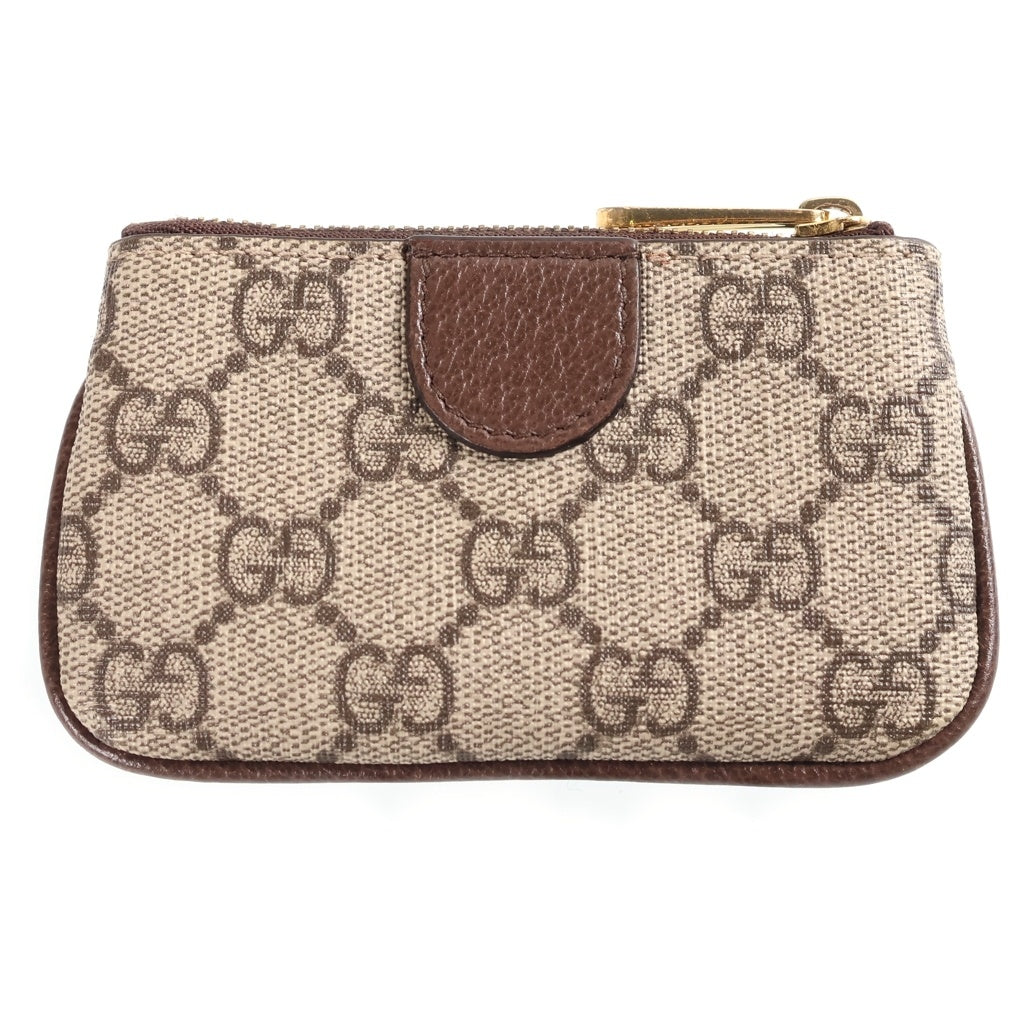 GUCCI(グッチ) GGスプリーム オフディア エボニー コインケース 671722 ベージュ レディース