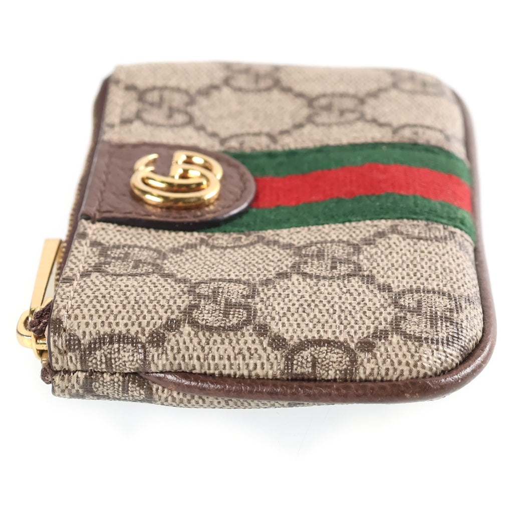 GUCCI(グッチ) GGスプリーム オフディア エボニー コインケース 671722 ベージュ レディース