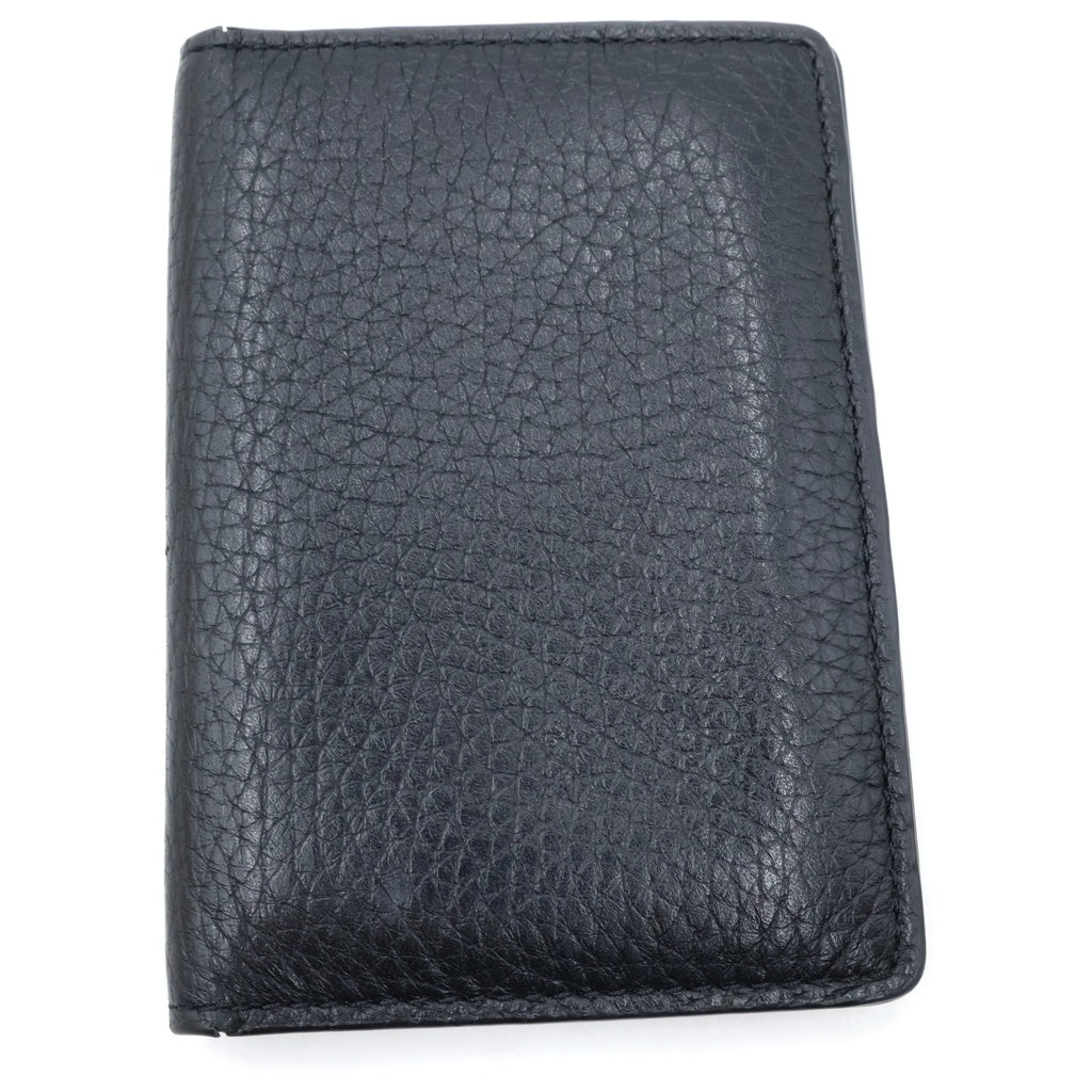 Maison Margiela(メゾンマルジェラ) CARD CASE 4つタグ グレインレザー S55UI0203 カードケース ブラック