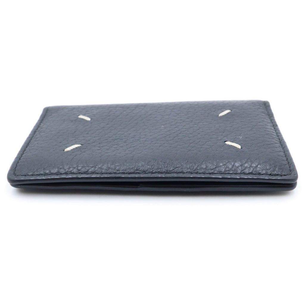Maison Margiela(メゾンマルジェラ) CARD CASE 4つタグ グレインレザー S55UI0203 カードケース ブラック