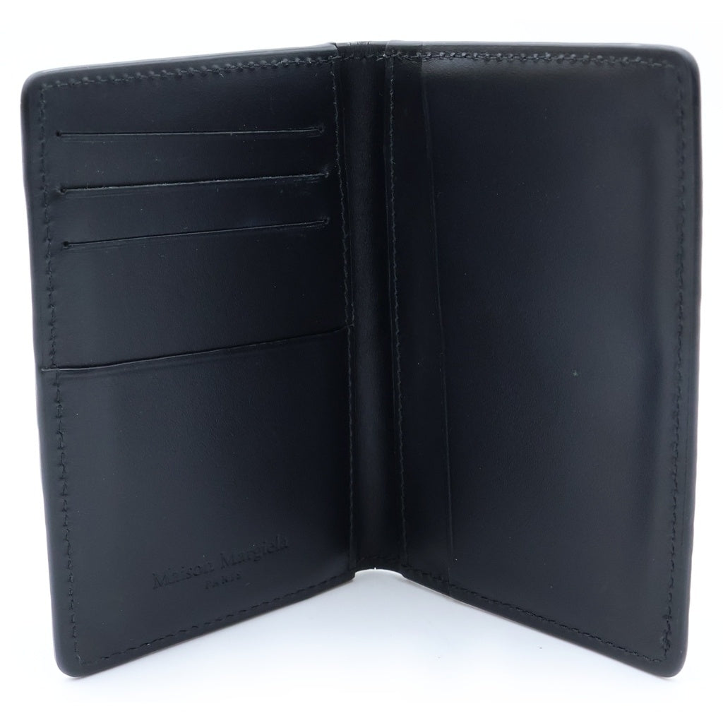 Maison Margiela(メゾンマルジェラ) CARD CASE 4つタグ グレインレザー S55UI0203 カードケース ブラック