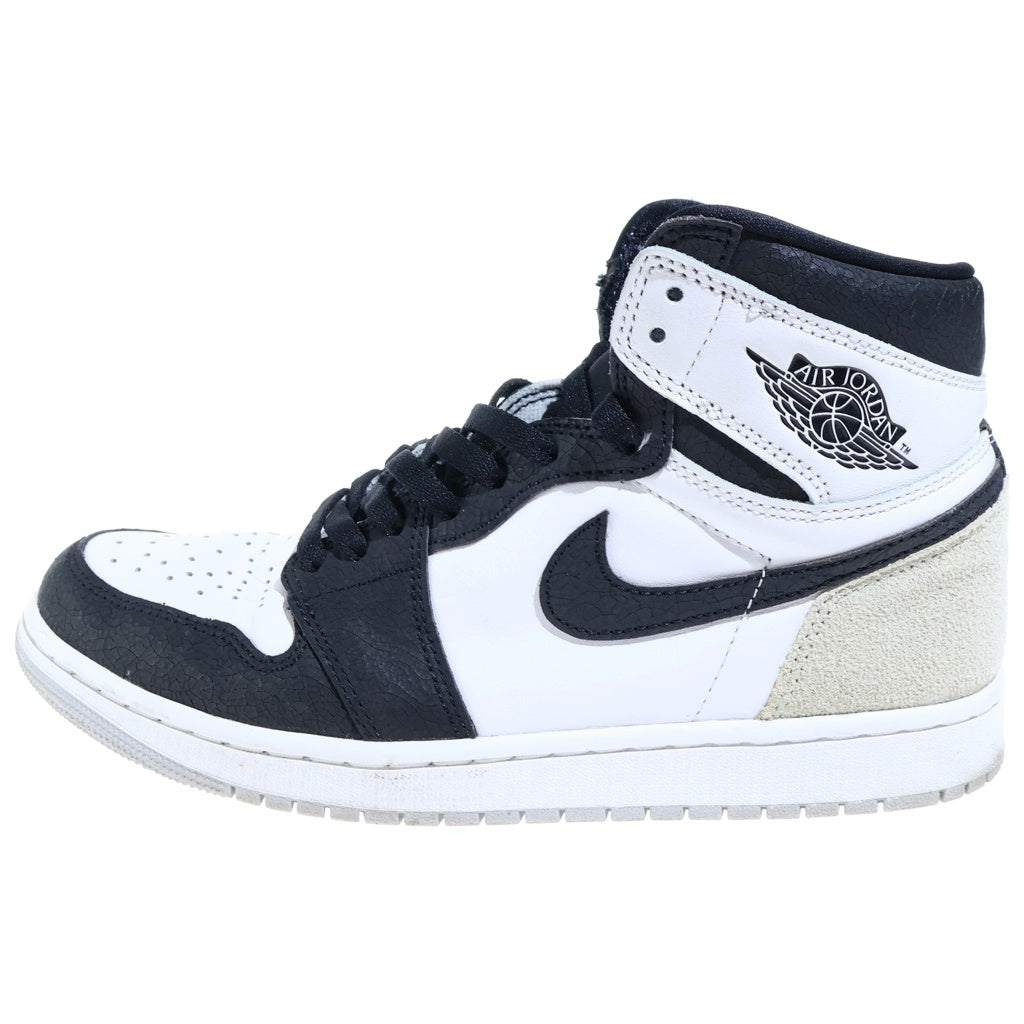 NIKE(ナイキ) AIR JORDAN1 RETRO HIGH OG Bleached Coral エアジョーダン1 ブリーチド コーラル ハイカットスニーカー グレー US9/27cm 555088-108