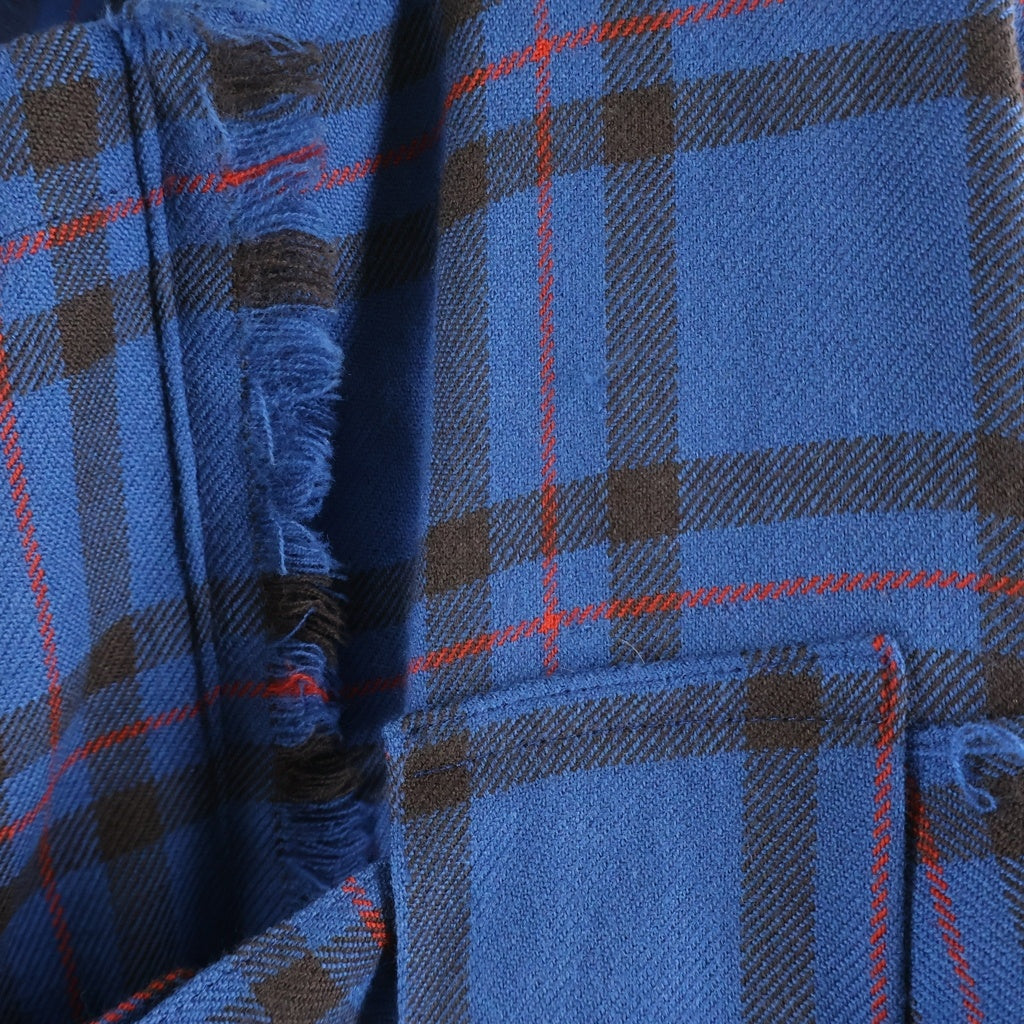 SEDITIONARIES by 666(セディショナリーズ) BONTAGE JACKET ボンテージジャケット タータンチェック ウール ジャケット ブルー