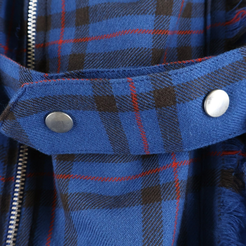 SEDITIONARIES by 666(セディショナリーズ) BONTAGE JACKET ボンテージジャケット タータンチェック ウール ジャケット ブルー