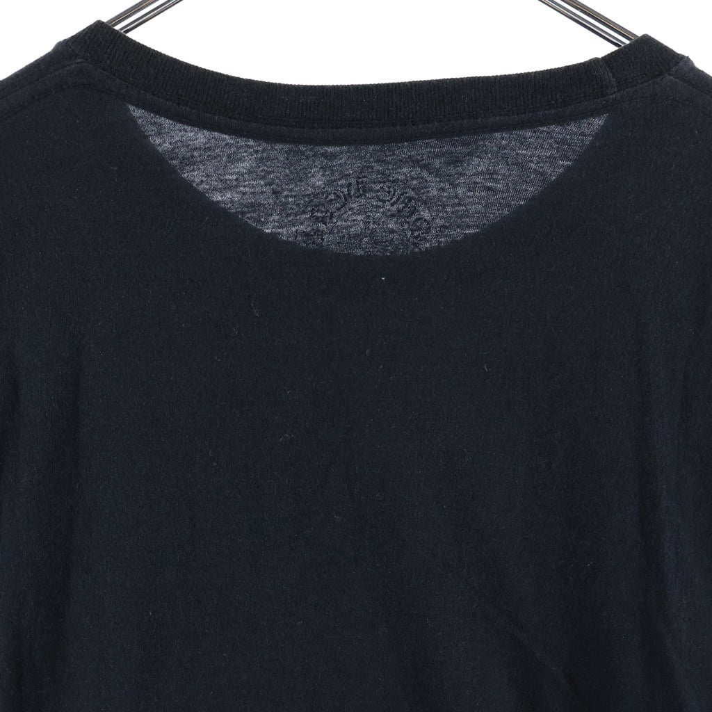 CHROME HEARTS(クロムハーツ) VINE DAGGER L/S TEE ヴァインダガーアームロゴプリント 長袖Tシャツカットソー ブラック/イエロー