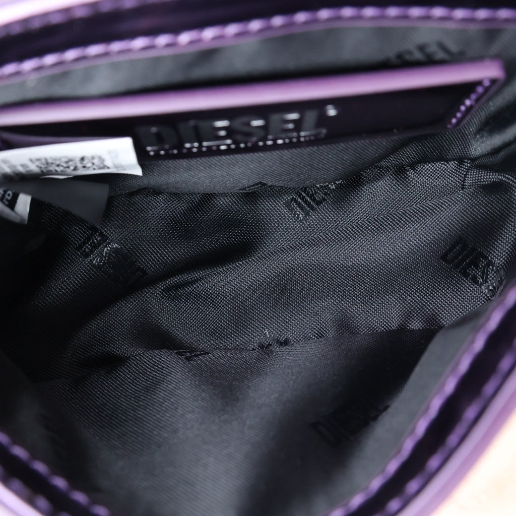 DIESEL(ディーゼル) 1DR-XS-S オーバルD X08957 ミニショルダーバック パープル レディース