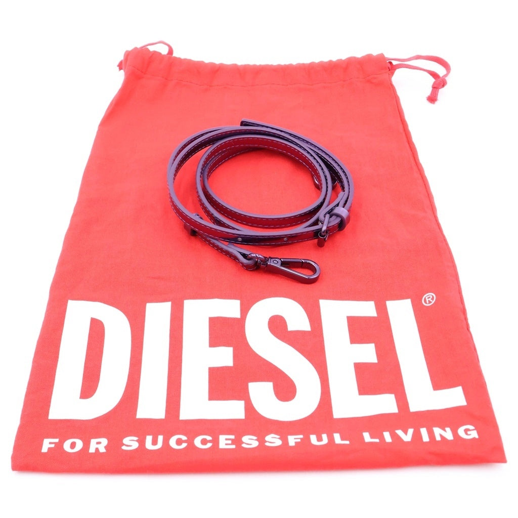 DIESEL(ディーゼル) 1DR-XS-S オーバルD X08957 ミニショルダーバック パープル レディース