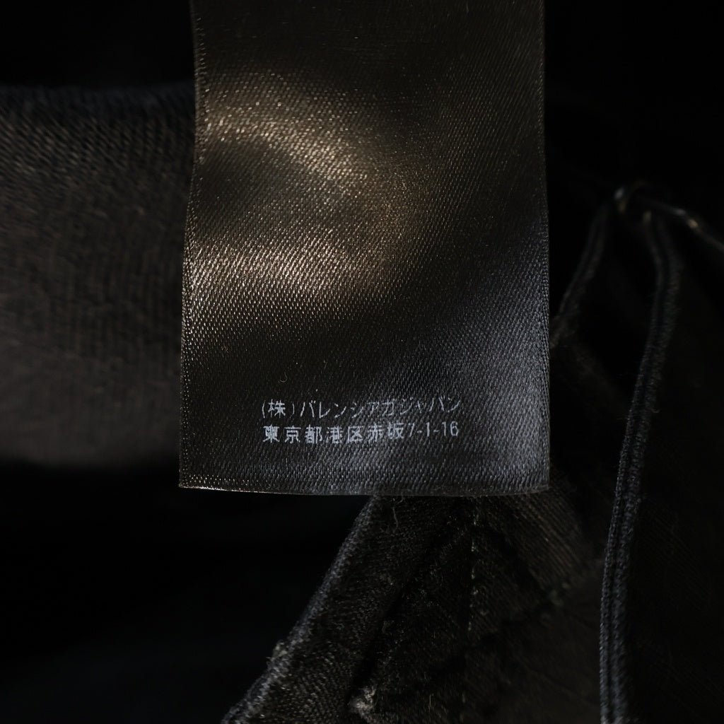 BALENCIAGA(バレンシアガ) 21AW LAYERED WIDE DENIM PANTS レイヤード ワイド デニム パンツ ブラック 661609