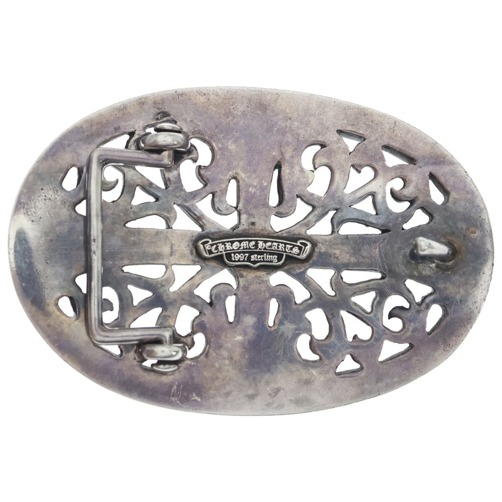 CHROME HEARTS(クロムハーツ) BUCKL OVAL CROSS LARGE ラージクラシックオーバルクロス シルバーバックル
