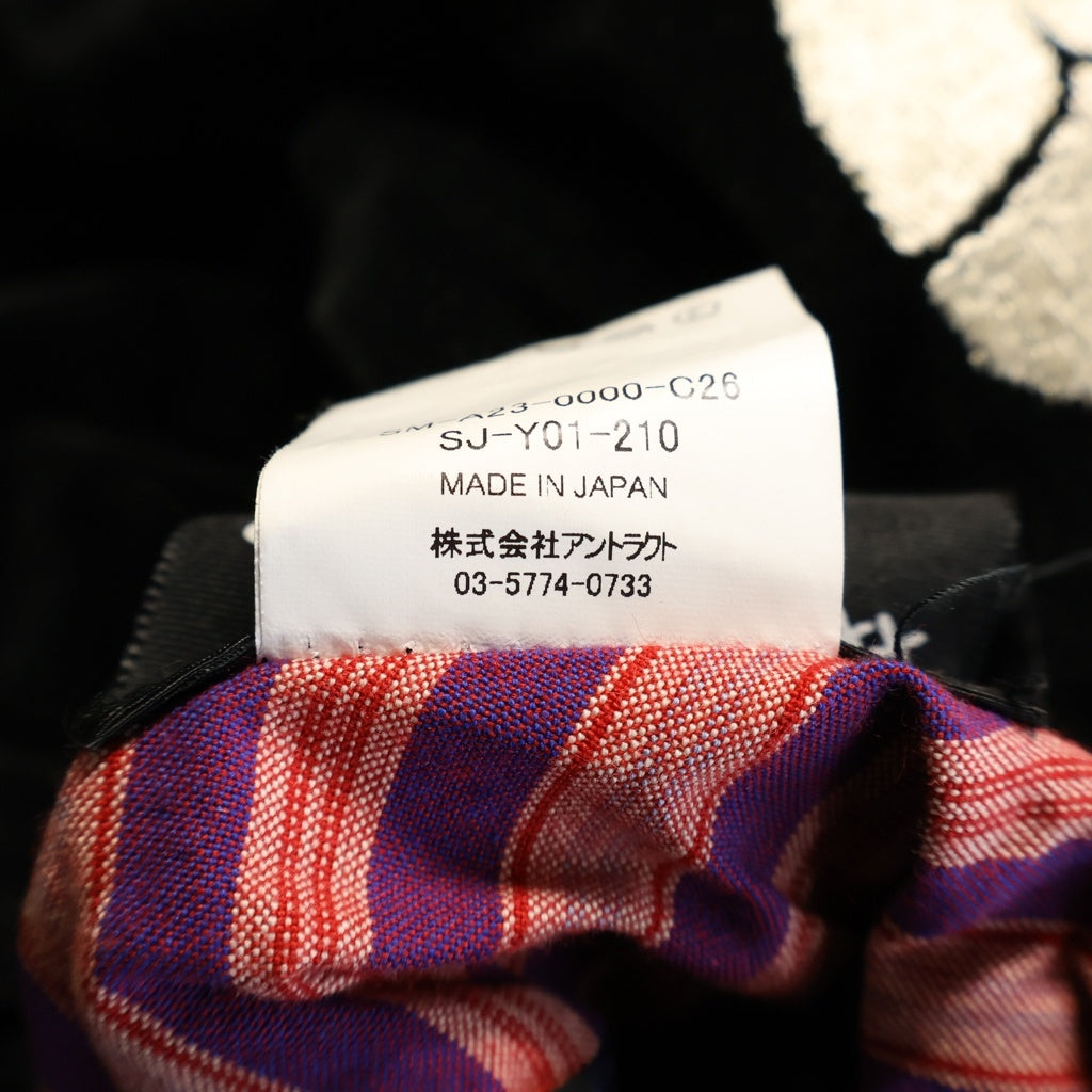 SAINT MICHAEL(セントマイケル) 23AW ×WILDSIDE YOHJI YAMAMOTO SKULL SUKA JACKET SM-A23-0000-C26 スカジャン リバーシブル ブラック
