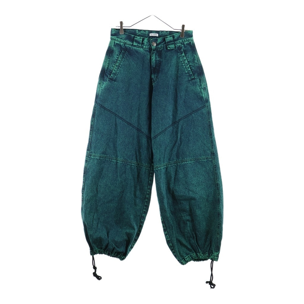 WILLY CHAVARRIA(ウィリーチャバリア) Raver Pant レイバーパンツ ケミカル デニムパンツ グリーン
