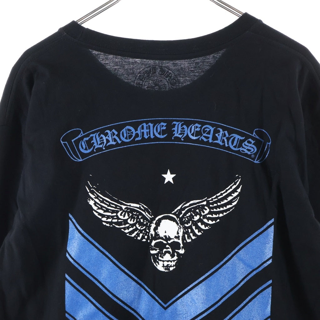 CHROME HEARTS(クロムハーツ) FOTI MAHALIA L/S Tee フォティ マハリア アームフローラル長袖Tシャツ ブラック