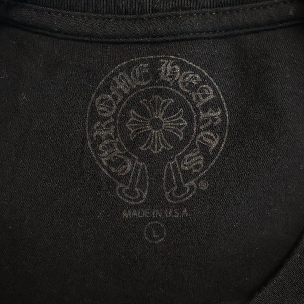 CHROME HEARTS(クロムハーツ) FOTI MAHALIA L/S Tee フォティ マハリア アームフローラル長袖Tシャツ ブラック