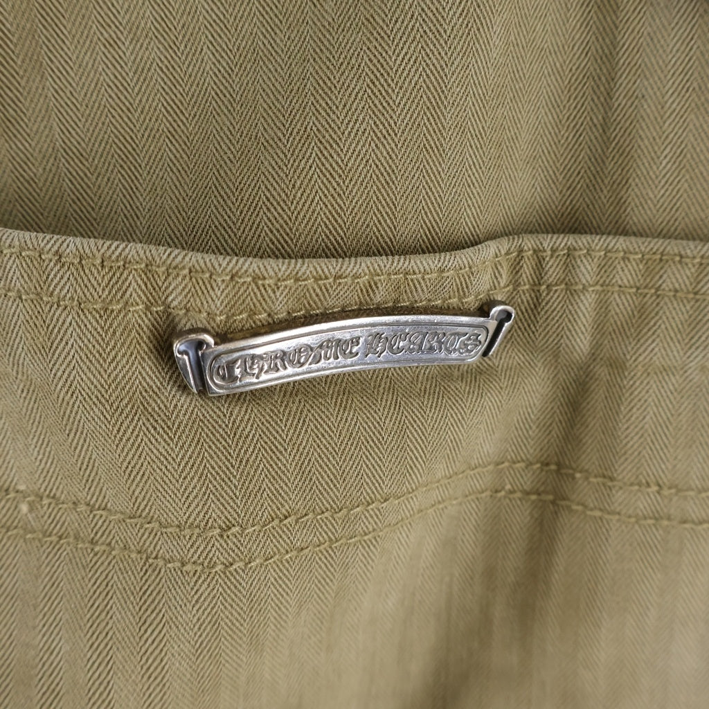 CHROME HEARTS(クロムハーツ) CARPENTER クロスボールボタン カーペンターパンツ ベージュ