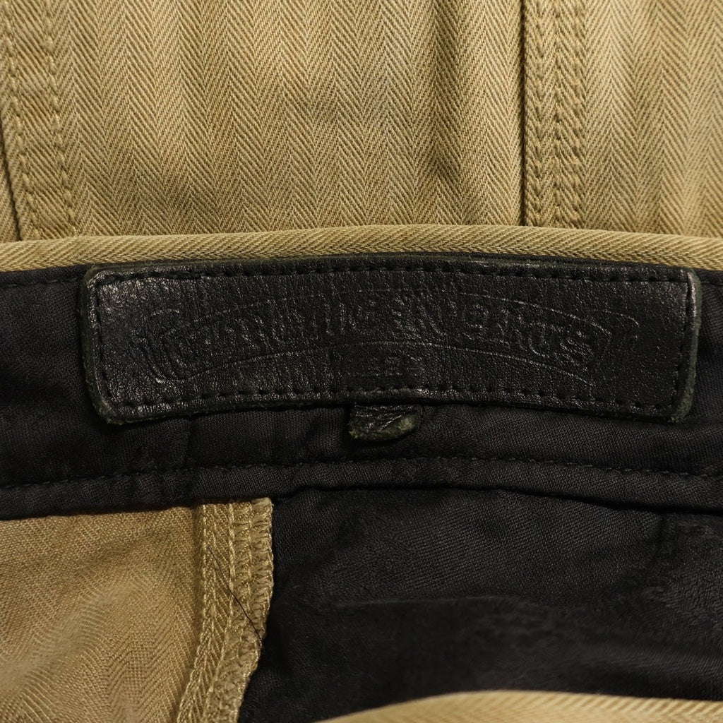 CHROME HEARTS(クロムハーツ) CARPENTER クロスボールボタン カーペンターパンツ ベージュ
