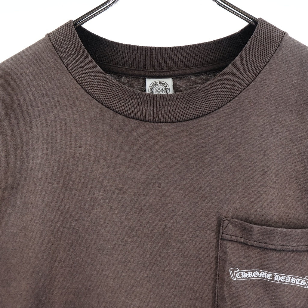 CHROME HEARTS(クロムハーツ) OLD CH T-SHIRT オールド USAロゴ 半袖Tシャツ ブラウン