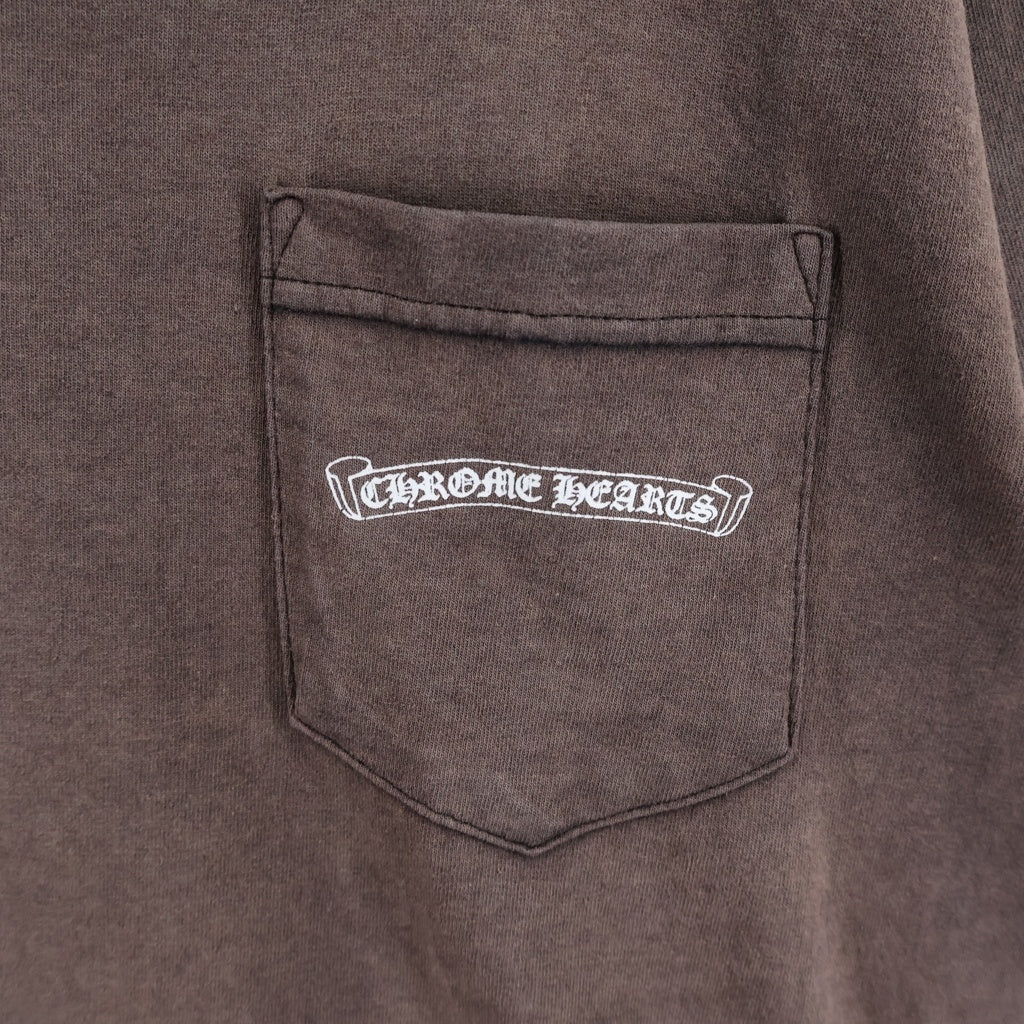 CHROME HEARTS(クロムハーツ) OLD CH T-SHIRT オールド USAロゴ 半袖Tシャツ ブラウン