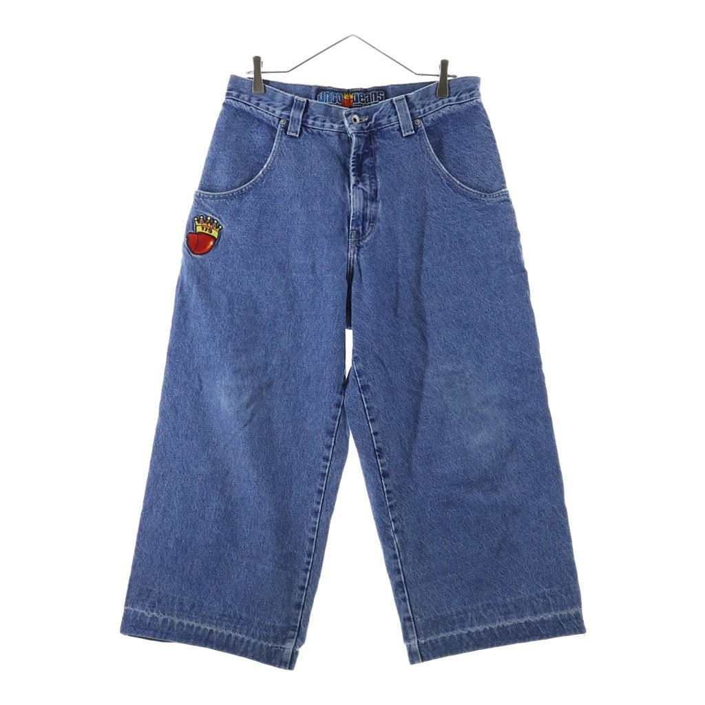 VINTAGE(ヴィンテージ) 90s USA製 JNCO JEANS ジュンコ 179パッチ 9分丈 J179 ワイドデニム インディゴ