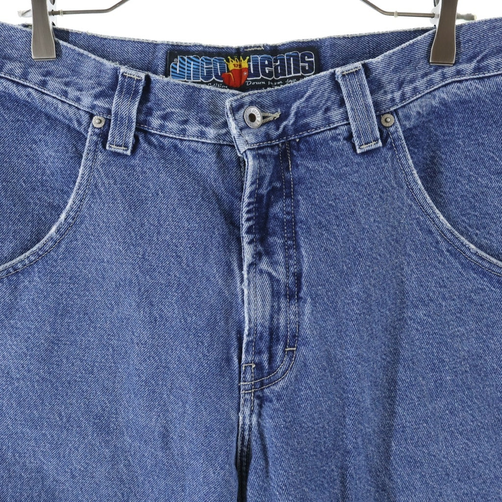 VINTAGE(ヴィンテージ) 90s USA製 JNCO JEANS ジュンコ 179パッチ 9分丈 J179 ワイドデニム インディゴ