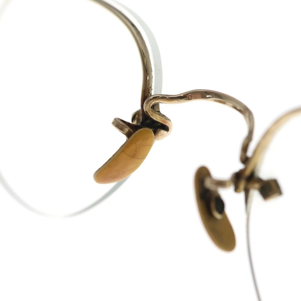 VINTAGE(ヴィンテージ) 30s-40s AMERICAN OPTICA アメリカンオプティカル リムレス K12GF アイウェア ゴールド