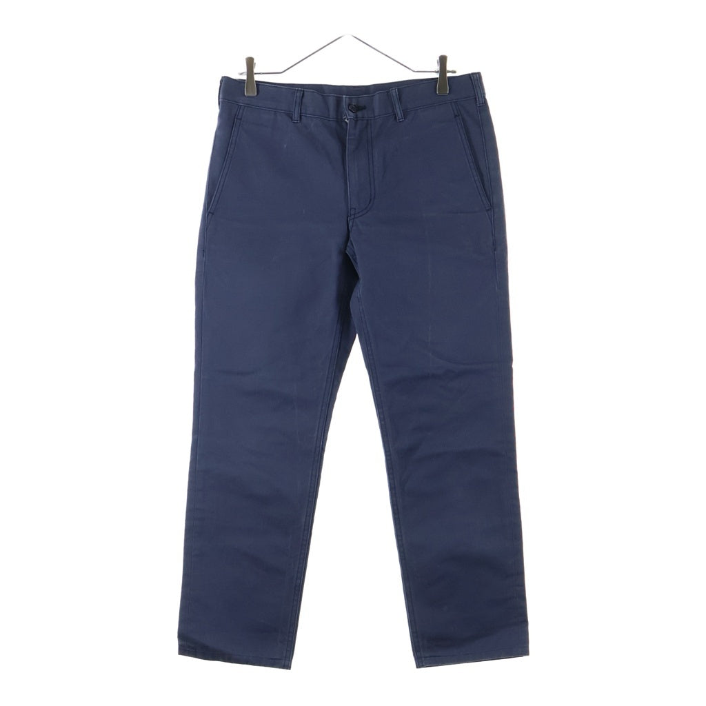 COMME des GARCONS HOMME PLUS(コムデギャルソンオムプリュス) 15SS HBT へリンボーン PO-P056 ストレートパンツ ネイビー