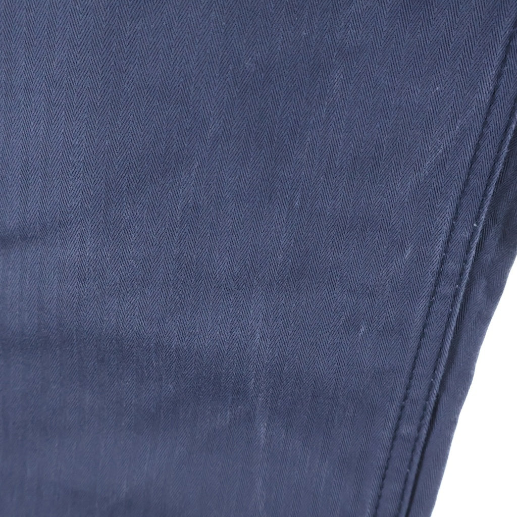 COMME des GARCONS HOMME PLUS(コムデギャルソンオムプリュス) 15SS HBT へリンボーン PO-P056 ストレートパンツ ネイビー