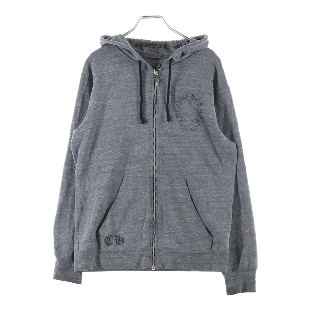 CHROME HEARTS(クロムハーツ) Dagger Zip Horseshoe Parka ダガージップ ホースシュー ジップパーカー グレー