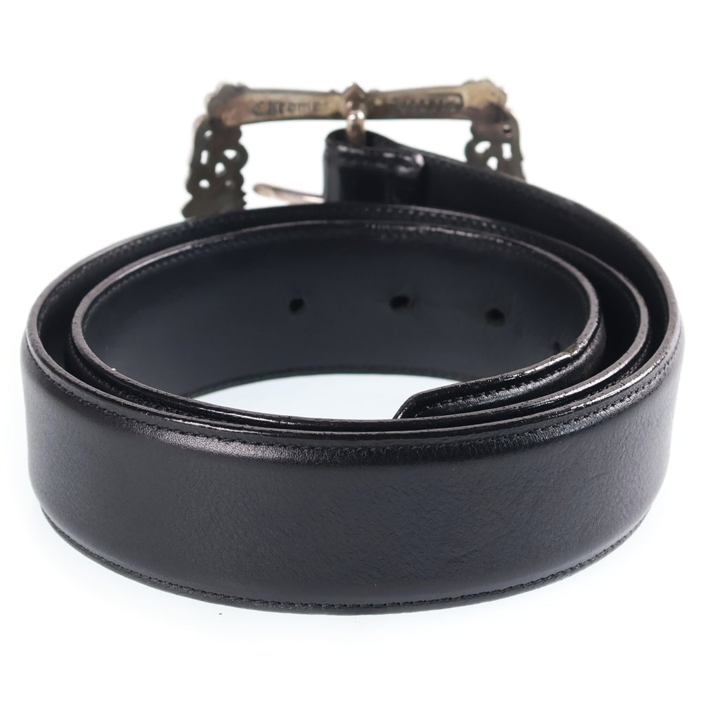 CHROME HEARTS(クロムハーツ) BLT FILIGREE OTJ フィリグリーOTJバックル レザーベルト シルバー BCA355