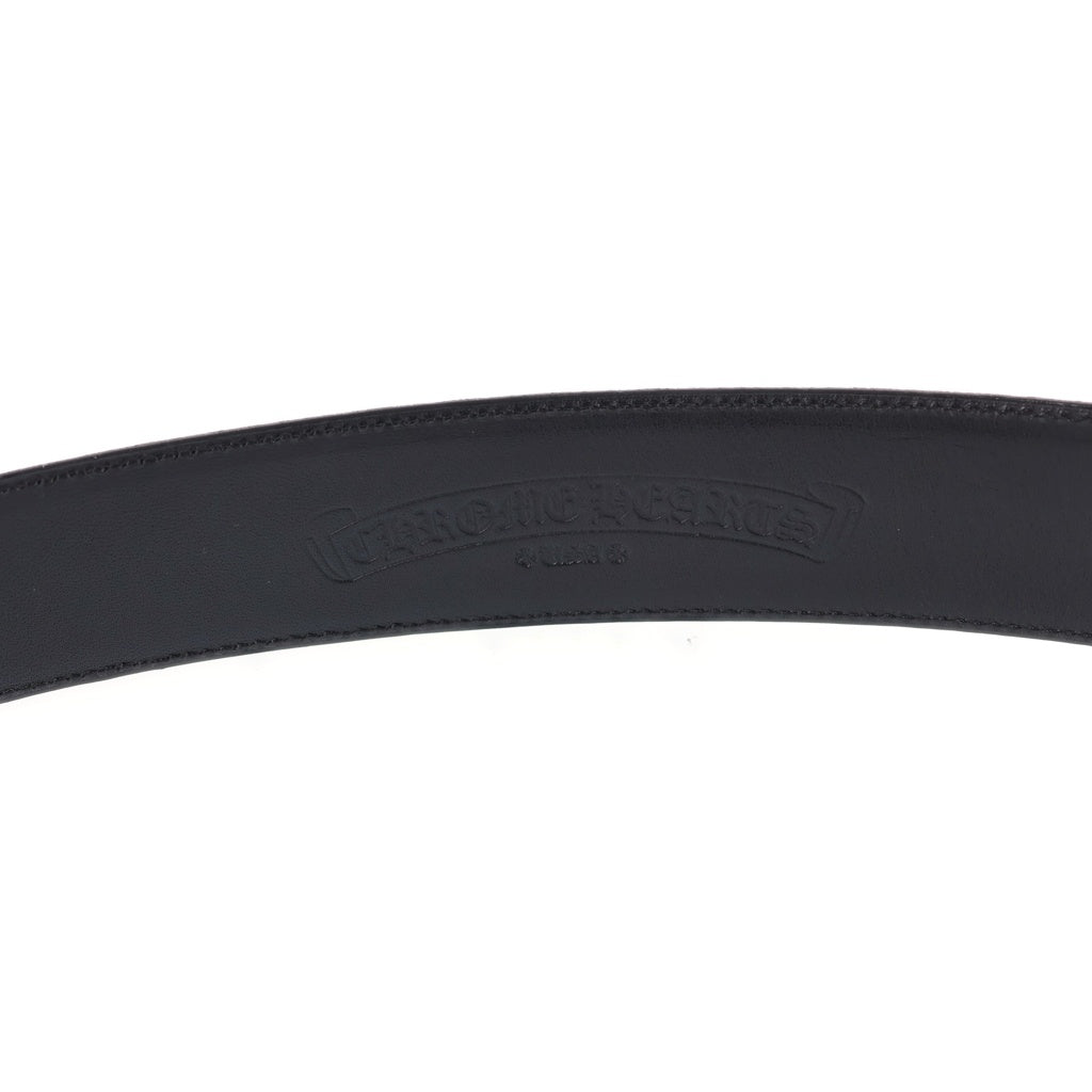 CHROME HEARTS(クロムハーツ) BLT FILIGREE OTJ フィリグリーOTJバックル レザーベルト シルバー BCA355
