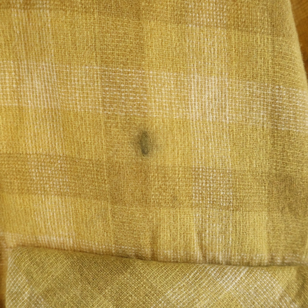 PENDLETON(ペンドルトン) 60s ダブルフラップ 開襟 ボードシャツ イエロー オンブレベース