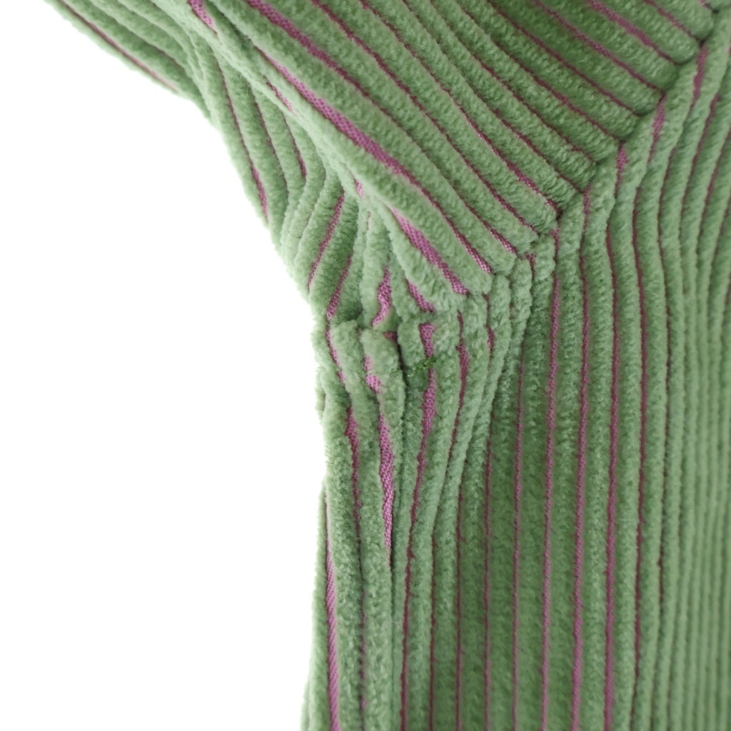 SUPREME(シュプリーム) 23SS 2-Tone Corduroy Zip Up Shirt 胸オールドイングリッシュロゴ ジップアップジャケット グリーン