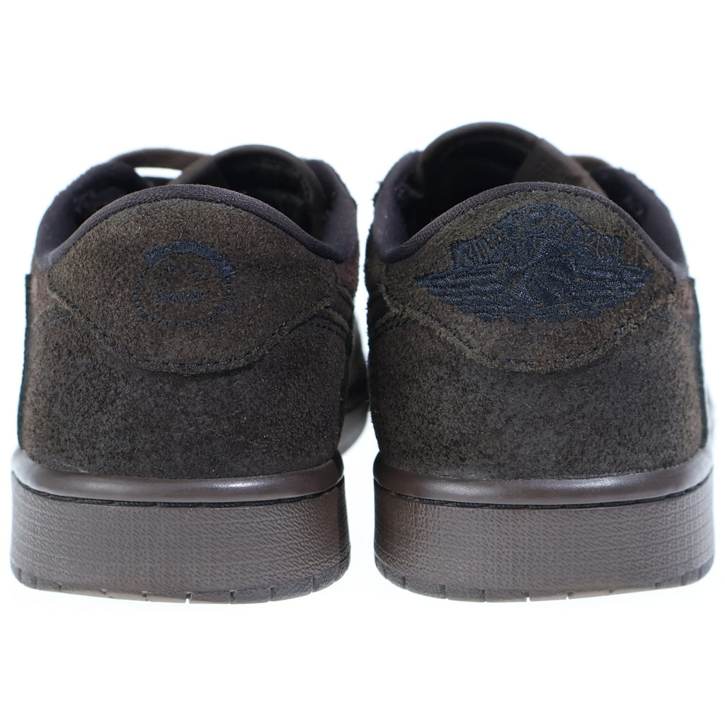 NIKE(ナイキ) ×TRAVIS SCOTT AIR JORDAN 1 LOW OG SP VELVET BROWN トラヴィススコット エアジョーダン1 ベルベットブラウン ローカットスニーカー US9.5/27.5cm DM7866-202