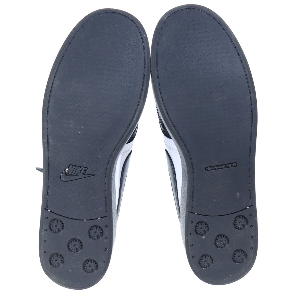 NIKE(ナイキ) ×PEACEMINUSONE KWONDO1 ピースマイナスワン レザーローカットスニーカー ブラック/ホワイト US10/28cm DH2482-101