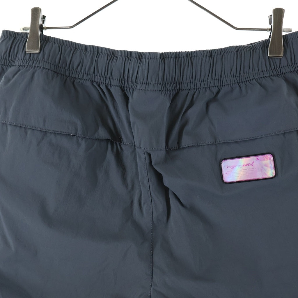 AAPE BY A BATHING APE(エーエイプバイアベイシングエイプ) リフレクター ロゴ サイドライン AAPPTM6716XXG ナイロンパンツ グレー