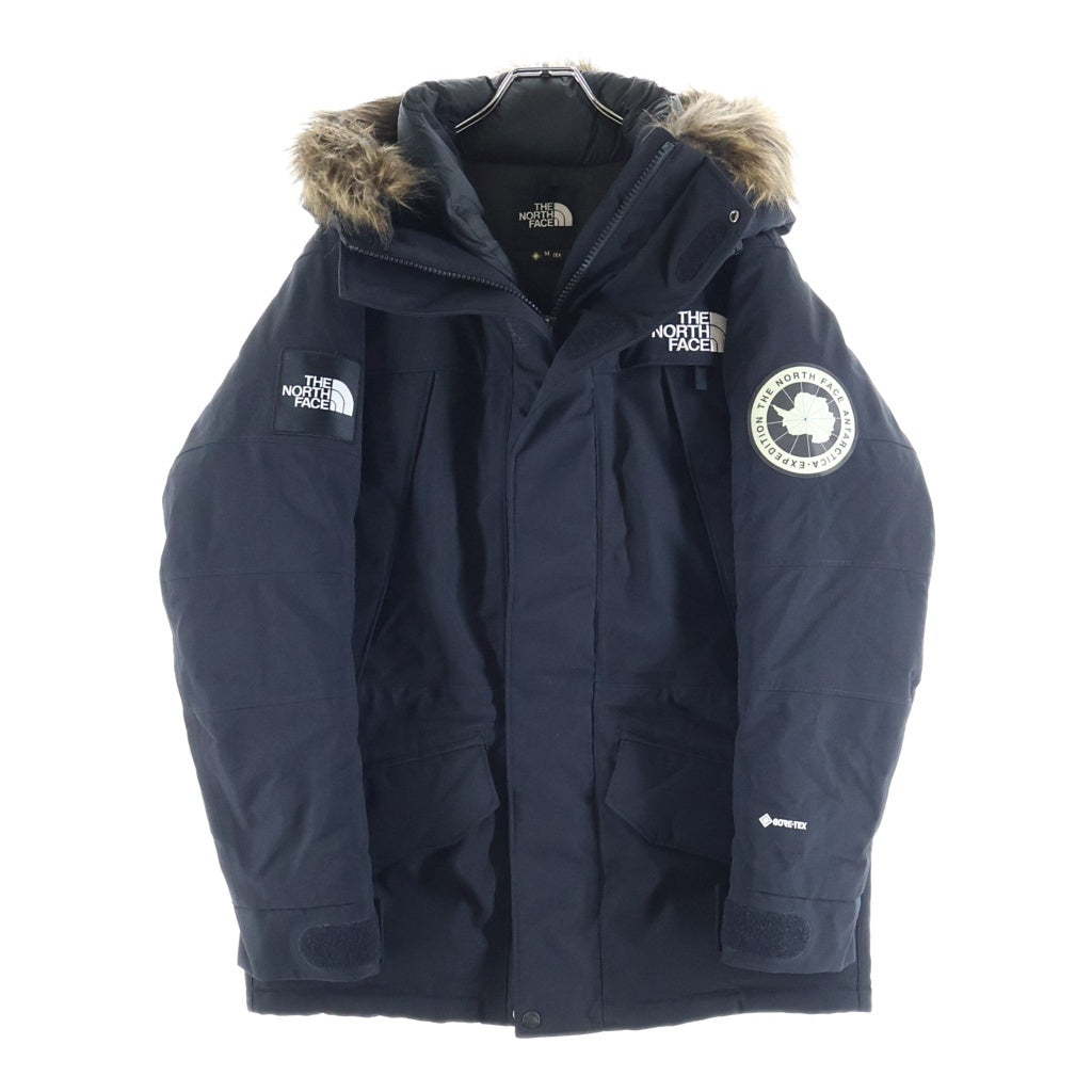 THE NORTH FACE(ザノースフェイス) ANTARCTICA PARKA アンタークティカパーカ フロントロゴエンブロイダリー ファーフーデッド ジップアップ ダウンジャケット ブラック ND92032