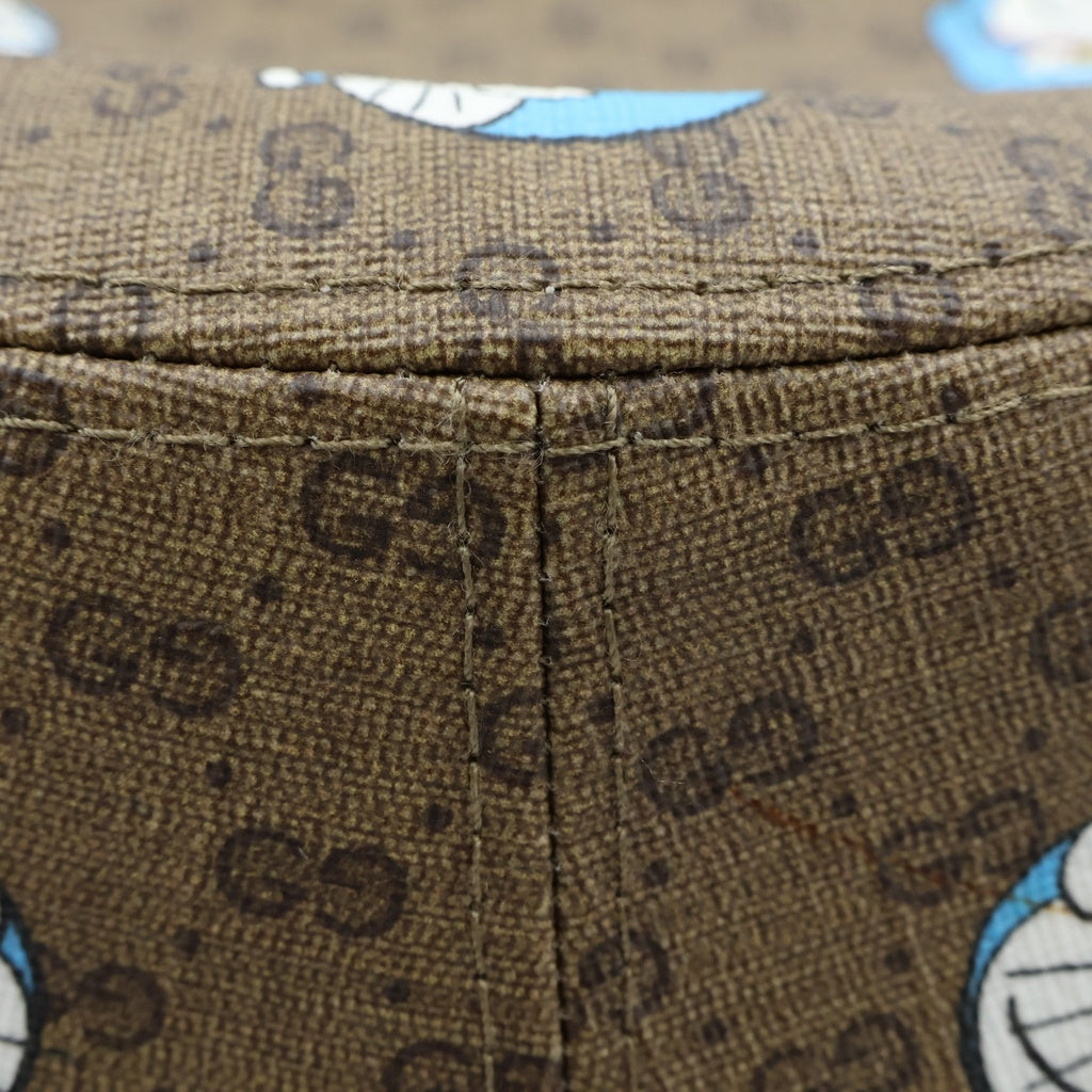 GUCCI(グッチ) DORAEMON BUCKET GGロゴ ドラえもん バケットハット ブラウン 648846 4HACU レディース
