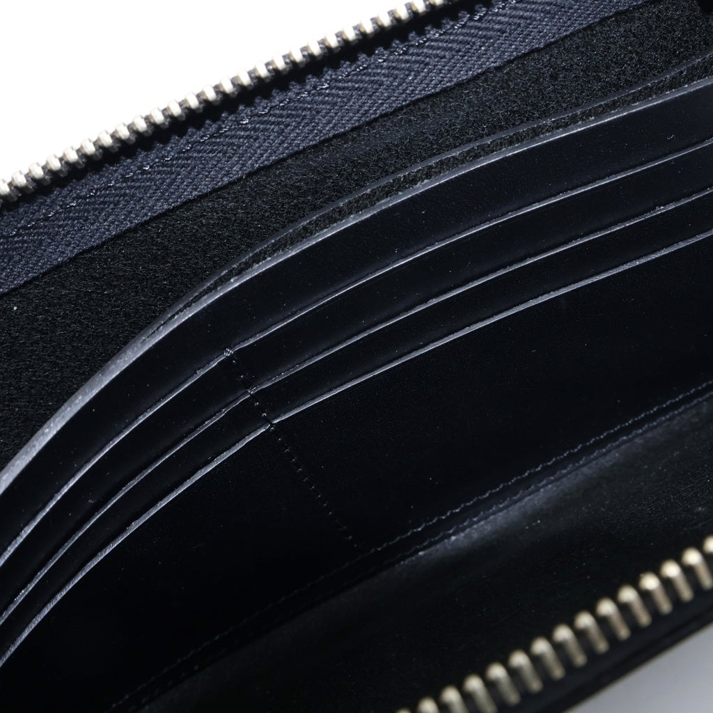 HYKE(ハイク) CHACOLI WALLET LARGE ラウンドジップ ウォレット ブラック レディース